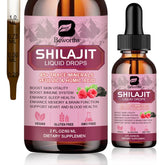 B BEWORTHS Shilajit Resin Drops bottle and packaging