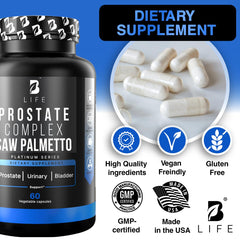 Prostate health benefits for men and overall wellness
