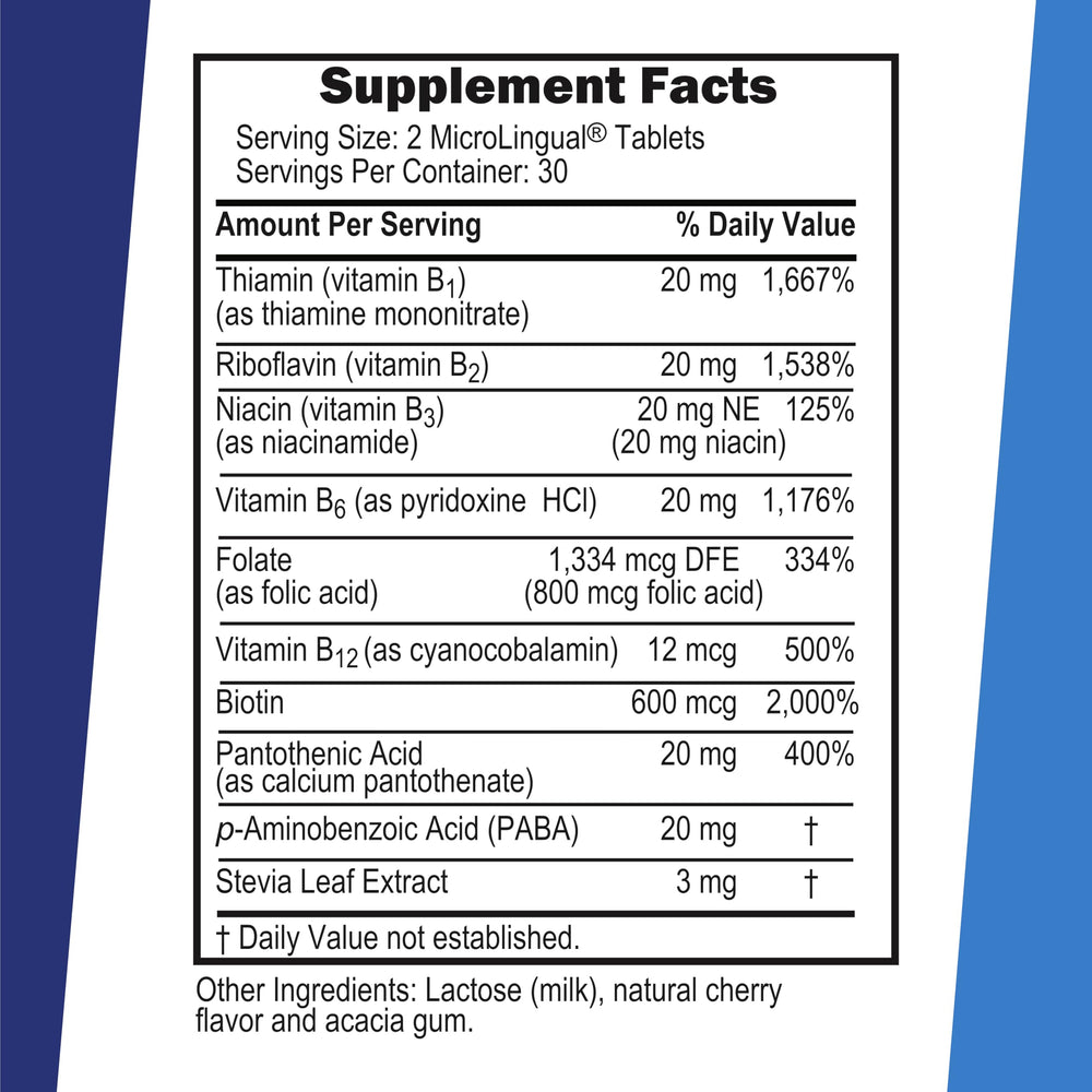 B vitamins supporting energy production illustration