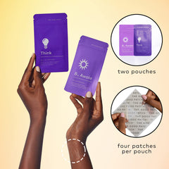 B12 Awake patch with caffeine and yerba mate ingredients