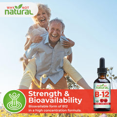 Label showing B12 ingredients and facts