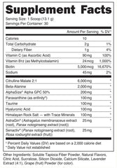 Close-up of Babe canister with scoop on light background