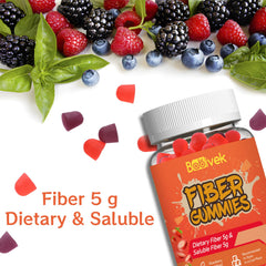 Fiber Gummies in mixed berry flavor