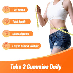 Fiber Gummies in strawberry flavor