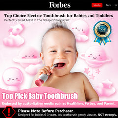 Baby electric toothbrush with LED light
