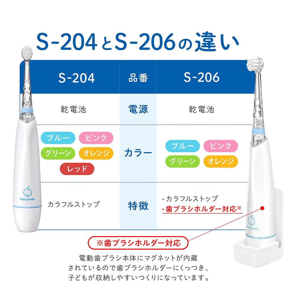 Made in Japan label on BabySmile Kids Sonic Electric Toothbrush
