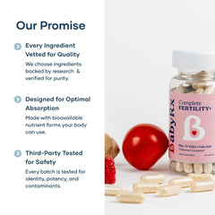 BabyRx open bottle with visible capsules for daily use
