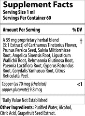 BAC+ 2oz bottle label