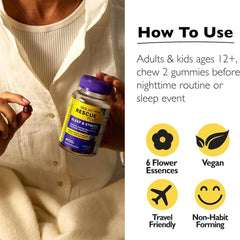 Key ingredients: ashwagandha, chamomile, lavender, melatonin in Bach RESCUE PLUS gummies