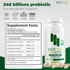 Packaging of BACTICURE Original Natural Probiotic