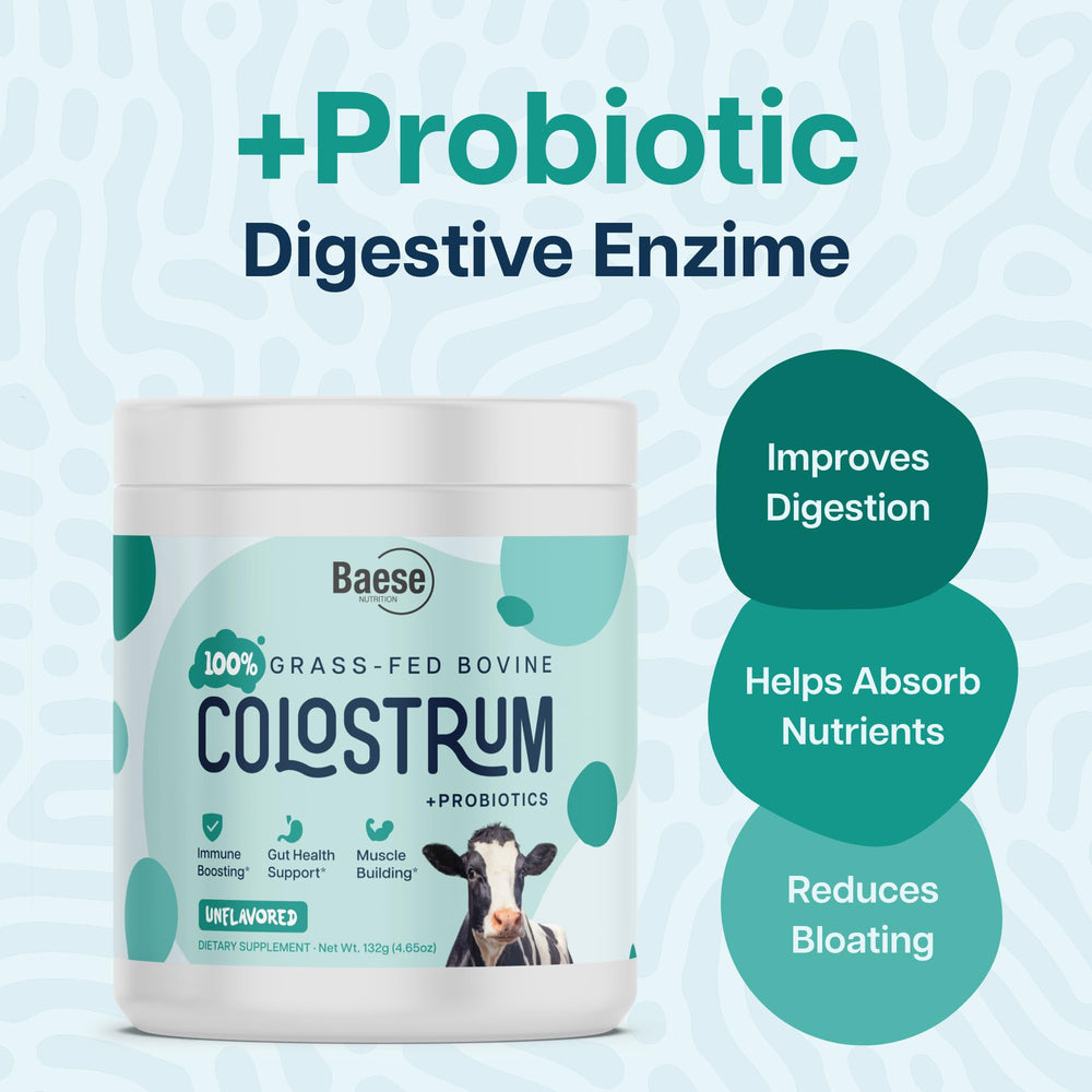 Highlight of immunoglobulins and probiotics on label