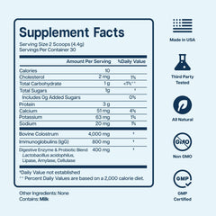 Packaging box detailing 132g weight