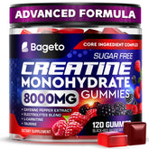 Bageto Creatine Monohydrate Gummies bottle – Berry flavor