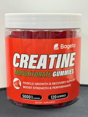 Nutrition facts for Bageto Creatine Monohydrate Gummies