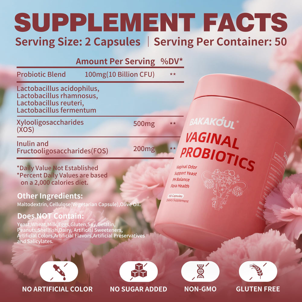 Label highlighting prebiotics and lactobacillus