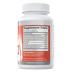 One-month supply packaging label
