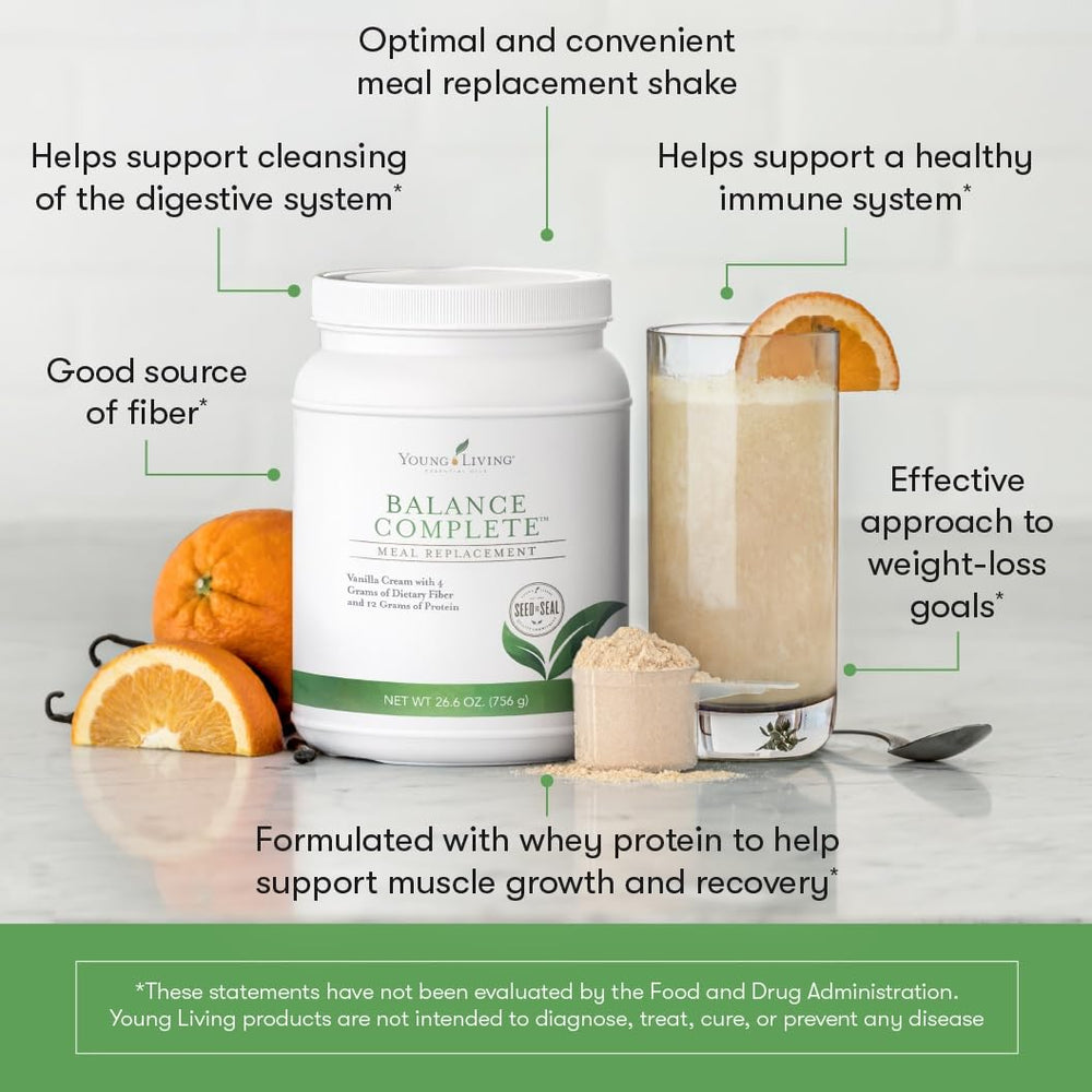 Balance Complete 26.6 oz packaging with side label