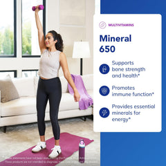 Balanced chelated minerals in Mineral 650
