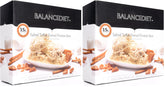 BalanceDiet salted-toffee-pretzel bar box front highlighting premium low-carb snacking