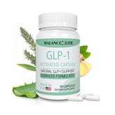 Front view of Balancexlite Plus GLP-1 Supplement bottle with label