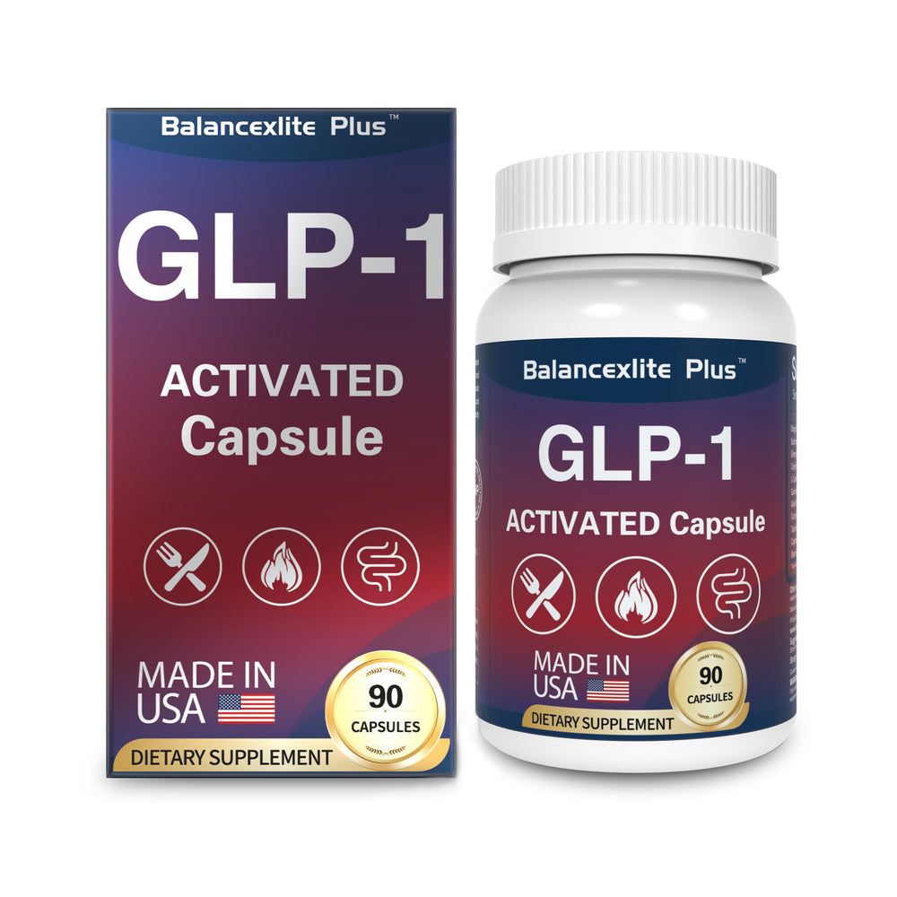 Front of Balancexlite Plus GLP-1 Supplement bottle