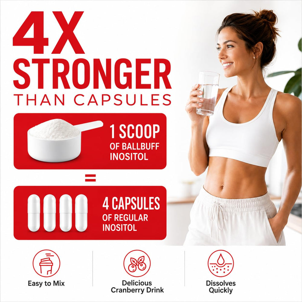 BallBuff lifestyle image woman drinking supplement for daily wellness