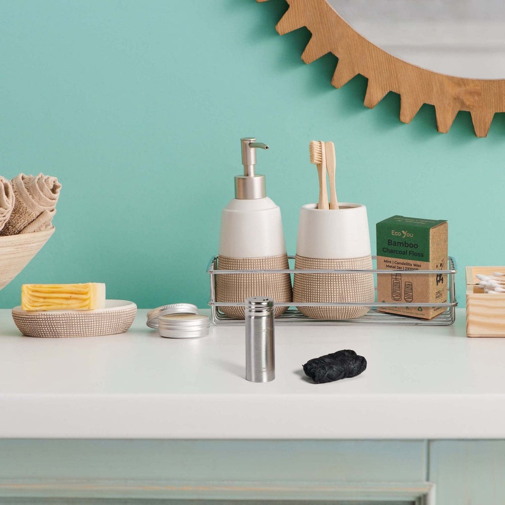 Biodegradable dental floss refill spools
