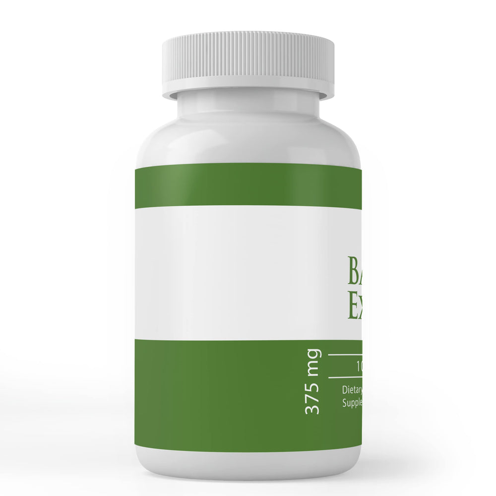 Close-up of bamboo extract capsules showing pure ingredient