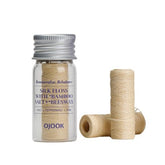 Product image: Bamboo Salt Silk Floss Bundle packaging with glass container