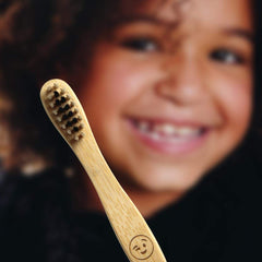 Eco-friendly bamboo toothbrush sustainability concept