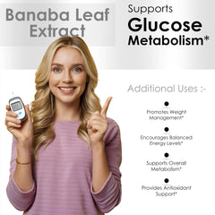 Vegan, non-GMO Banaba leaf capsules for daily wellness