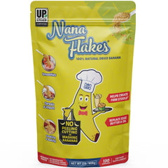 Banana powder dissolving in liquid