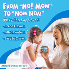 Banana-derived prebiotic for gut health in kids calcium gummies