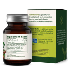 Banyan Botanicals Triphala Guggulu branding and logo