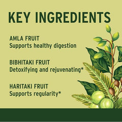 Triphala tablets packaging and label