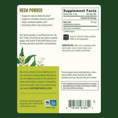 Neem powder for healthy skin and complexion