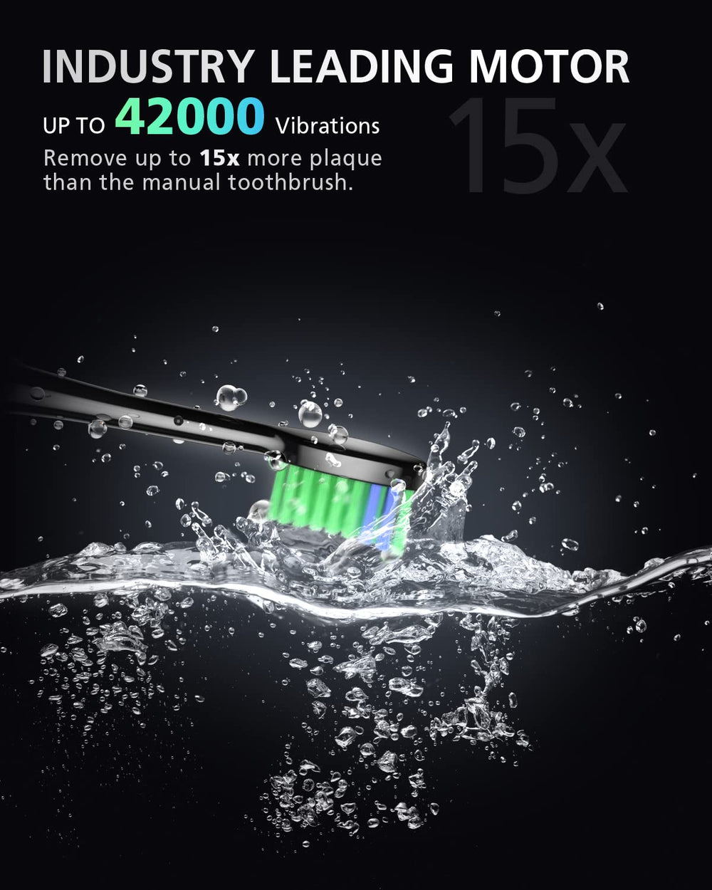 Six firmer 6NIU U-shaped brush heads
