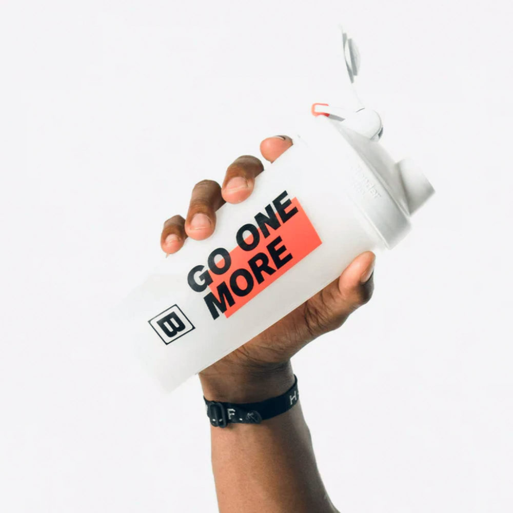 BARE PERFORMANCE NUTRITION Go One More Shaker Bottle with wire whisk for lump-free shakes