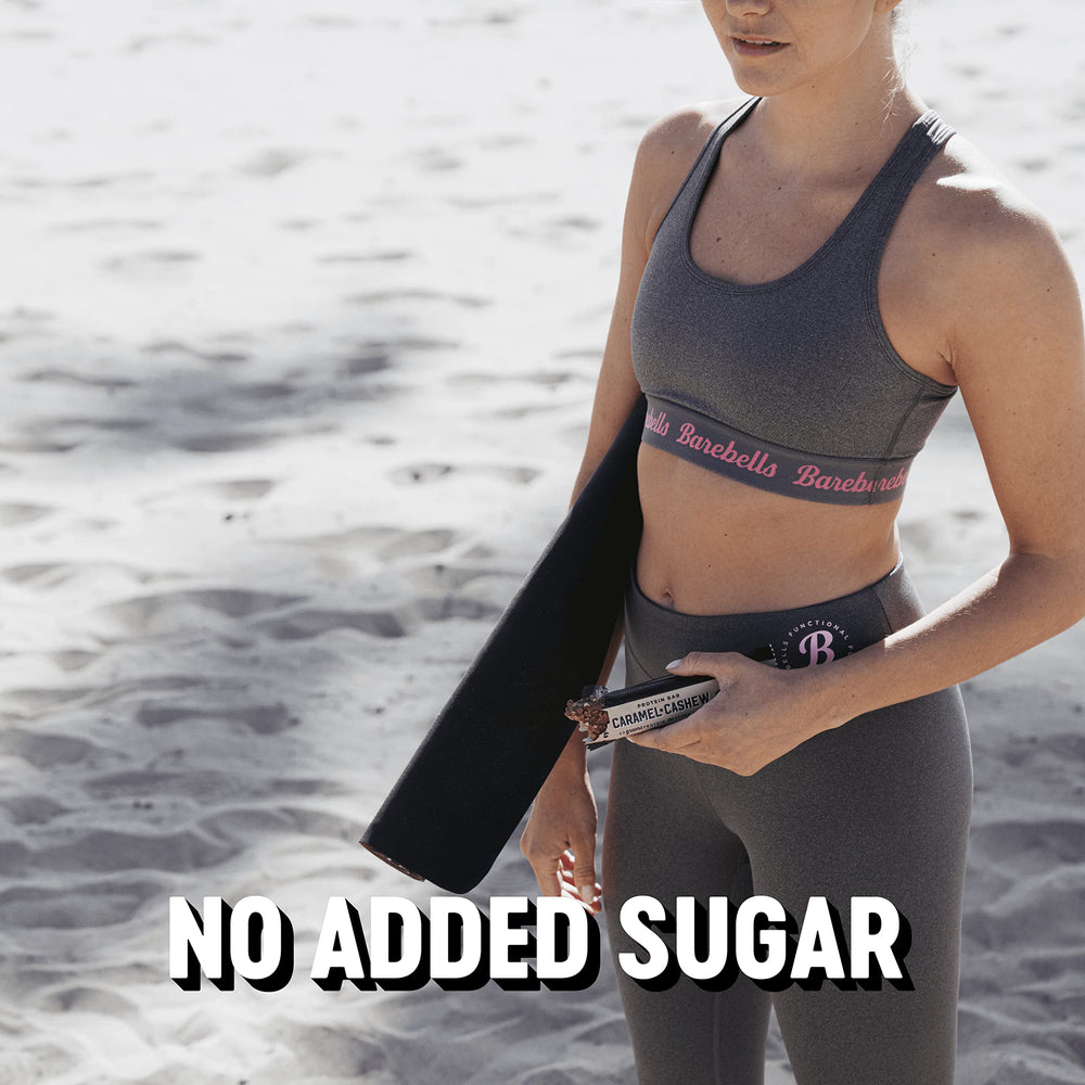 Barebells bar cross section milk chocolate shell and creamy center