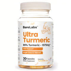 BareLabs Turmeric Curcumin 1575mg capsule bottle front view
