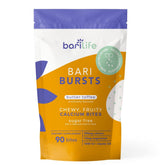 BariBurst calcium bites package highlighting bone support and grab-and-go convenience