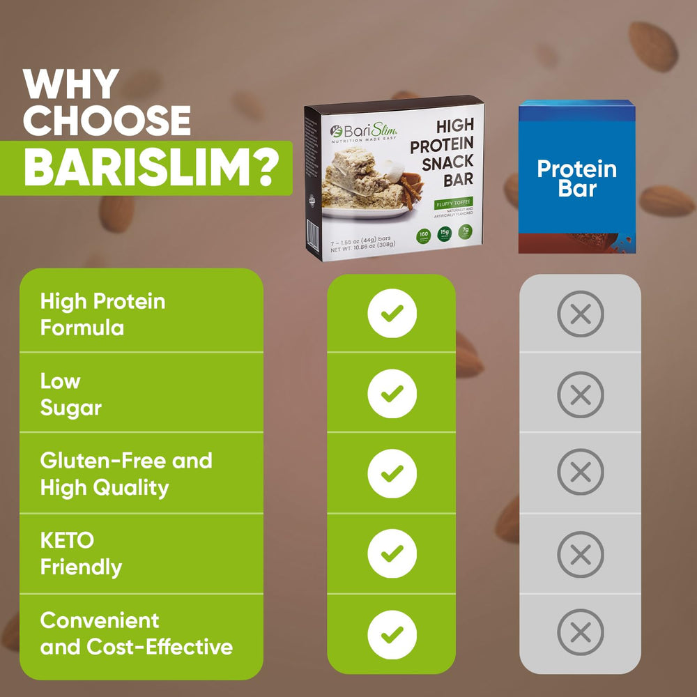 BariSlim bar included in a fitness snack tray