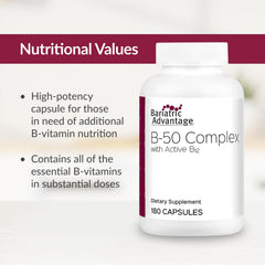 90-day supply indicator on Bariatric Advantage B-50 Complex