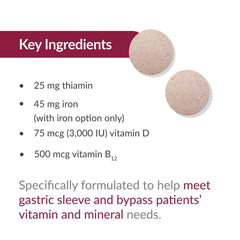 Vitamin A and D3 absorption illustration for Bariatric Advantage chewable