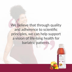 Bariatric Advantage Clearly Protein bottles-16oz lineup showcases bulk nutrition for weekly planning.