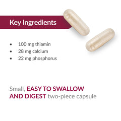 Easy-to-digest thiamin supplement for bariatric recovery