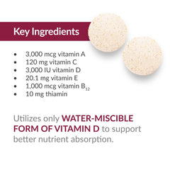 Berry flavor chewable vitamins lifestyle shot