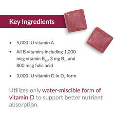 Nutrition facts panel on Bariatric Advantage product