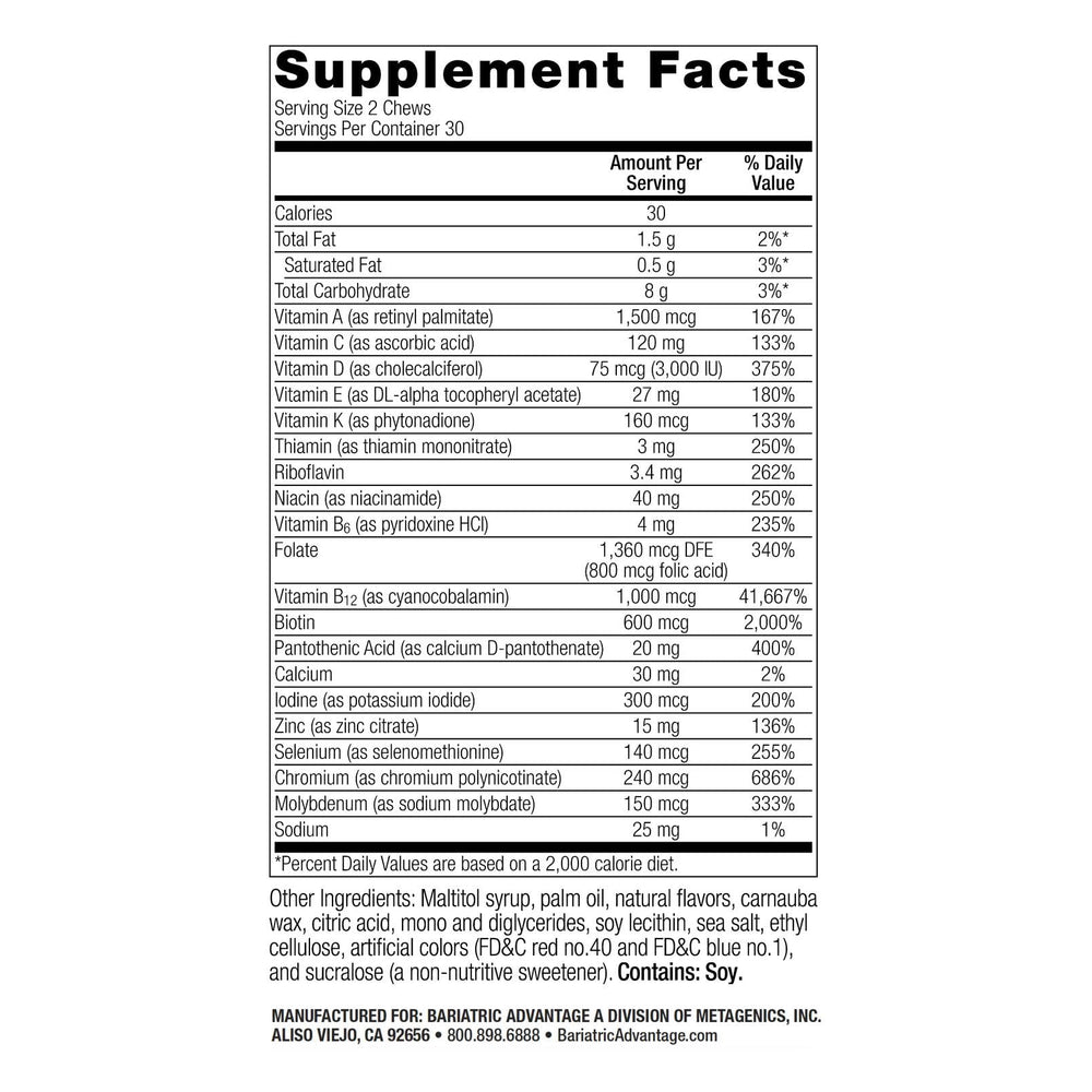 Close-up of soft chew bites in a pile