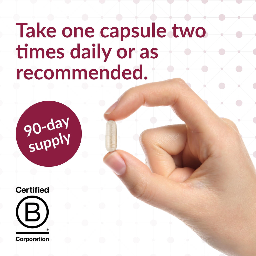 Product label highlighting 22 essential vitamins and nutrients